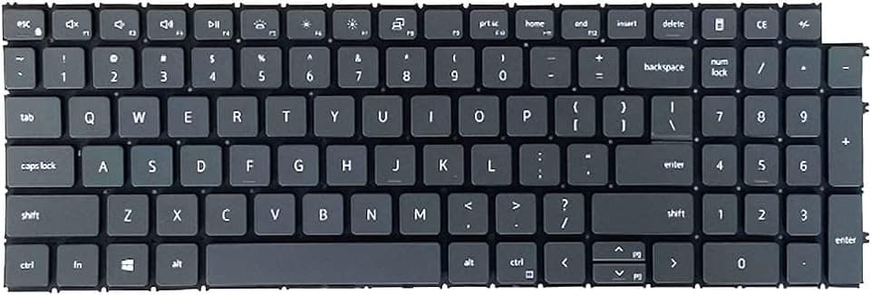 TECLADO DELL INSPIRON 15 3510 3511 3515 3520 3521 3525 5510 5515 5518 7510 16 7610 US