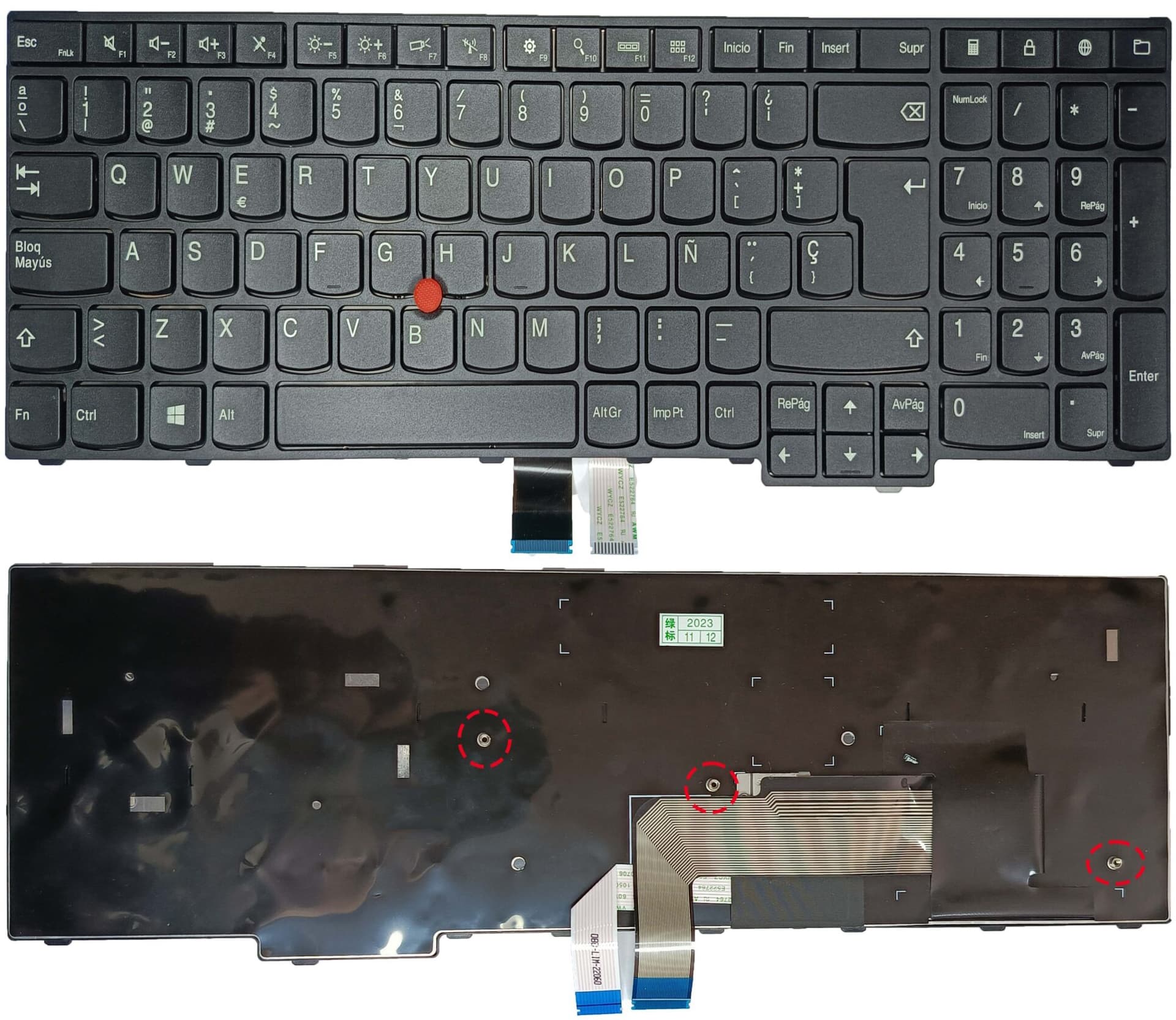 TECLADO PARA LENOVO THINKPAD E550 E550c E555 E560 E565 SP