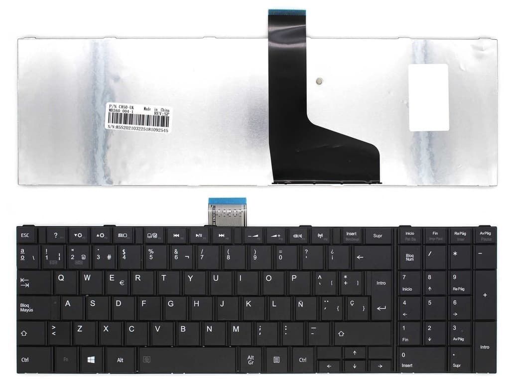 TECLADO TOSHIBA C850 C850D L850 L850D L855 C850 C855D L870 L870D
