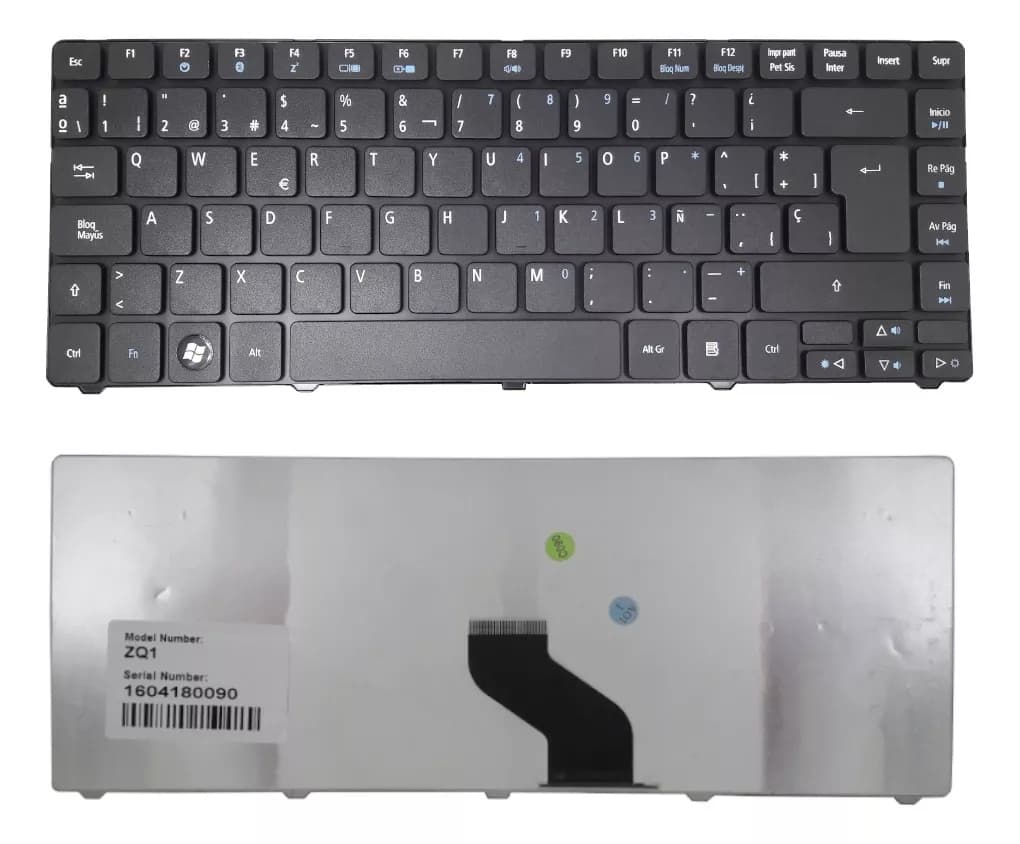 Teclado Acer Aspire 3810 4738 4741 3410 3820 4733 4733z 4935 Zq1