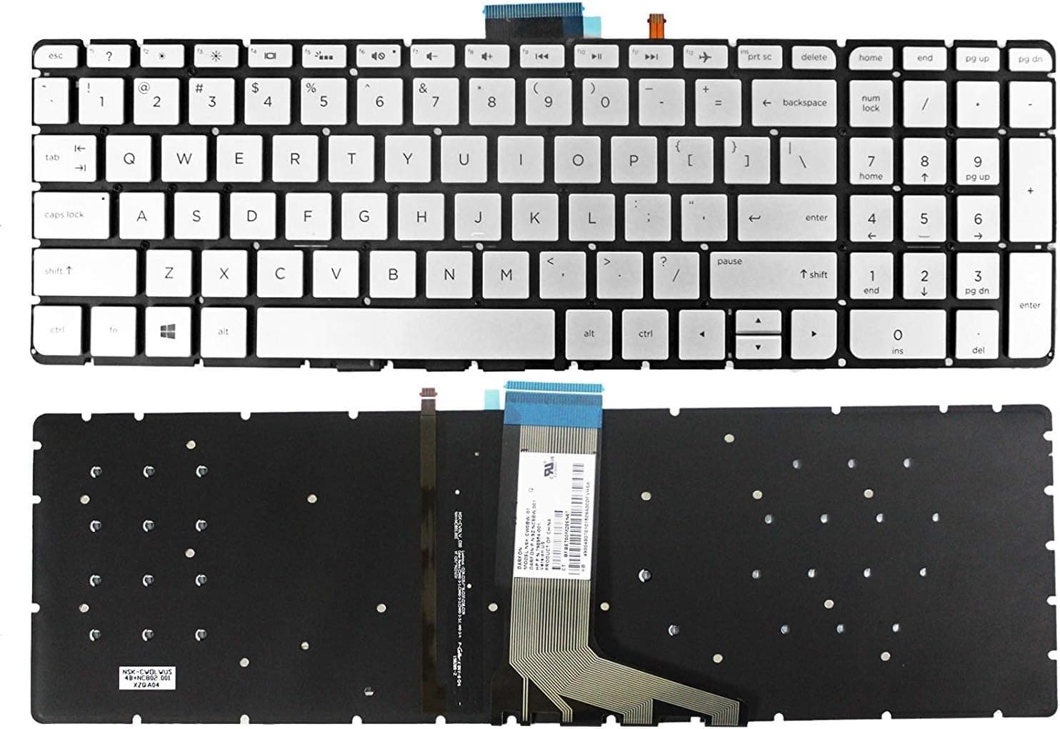 Teclado HP Envy X360 M6-AQ-AQ003DX M6-AQ005DX M6-AQ103DX M6-AQ105DX