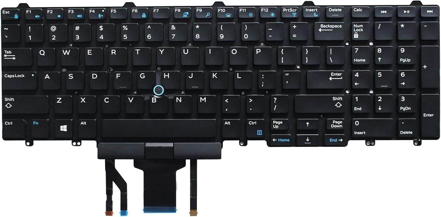 Teclado Dell Latitude E5550 E5570 E5580 E5590 E5591 Precision 3510 M3510 7510 M7510 7710 M771