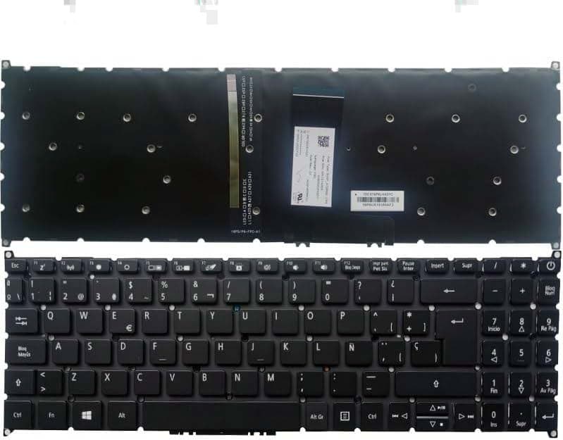 Teclado Acer Aspire 3 A315-54 A315-54-54L5 A315-54-58JQ A315-54K A315-55G A315-121.3 lbs A315-56 N19H1