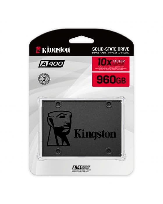 SSD KINGSTON 960GB A400 SATA 3 2.5Inc. FOR PC O NOTEBOOK 7mm