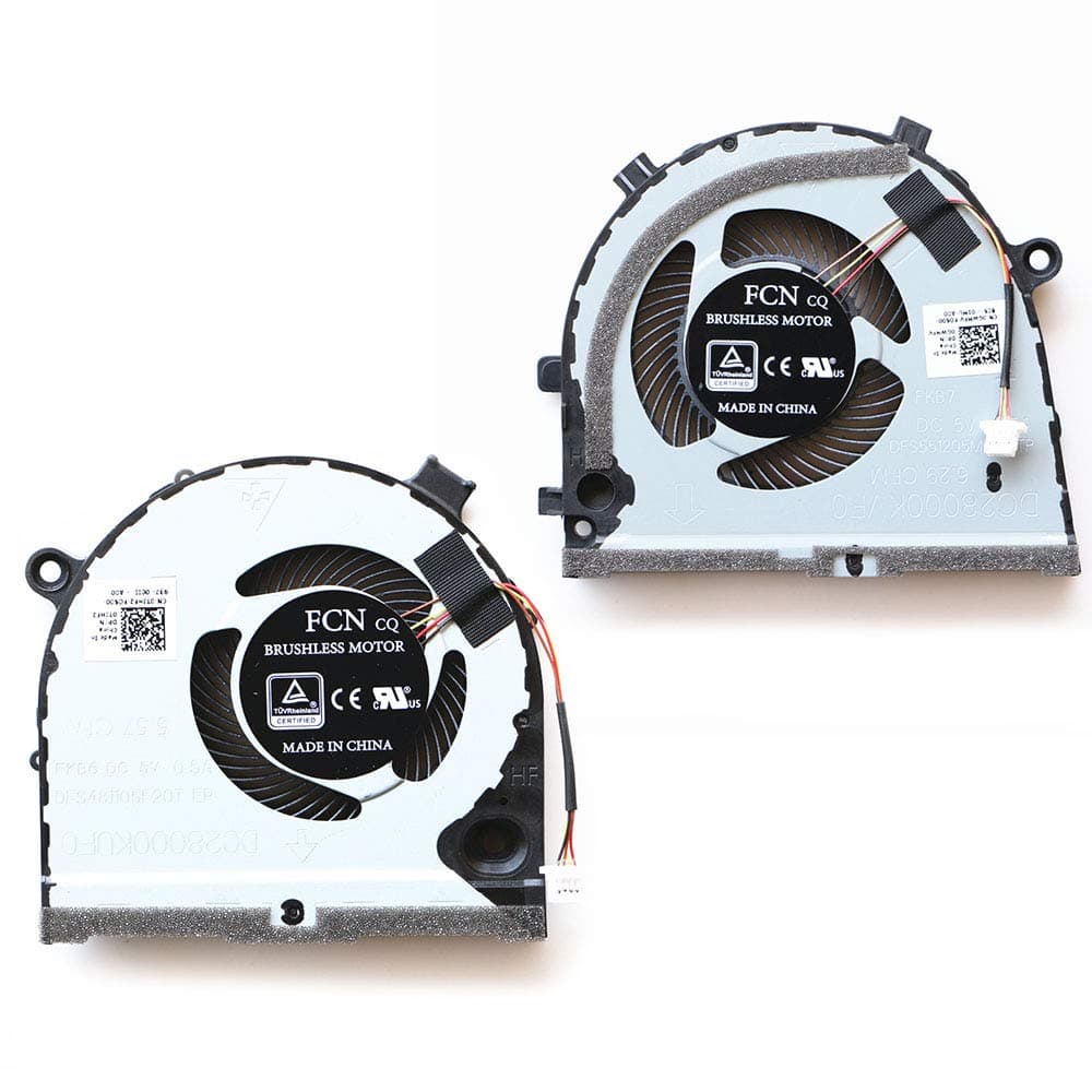 Ventilador de refrigeración de CPU y GPU para Dell G3-3579 G3-3779 G5-5587 Gaming 0GWMFV 0TJHF2