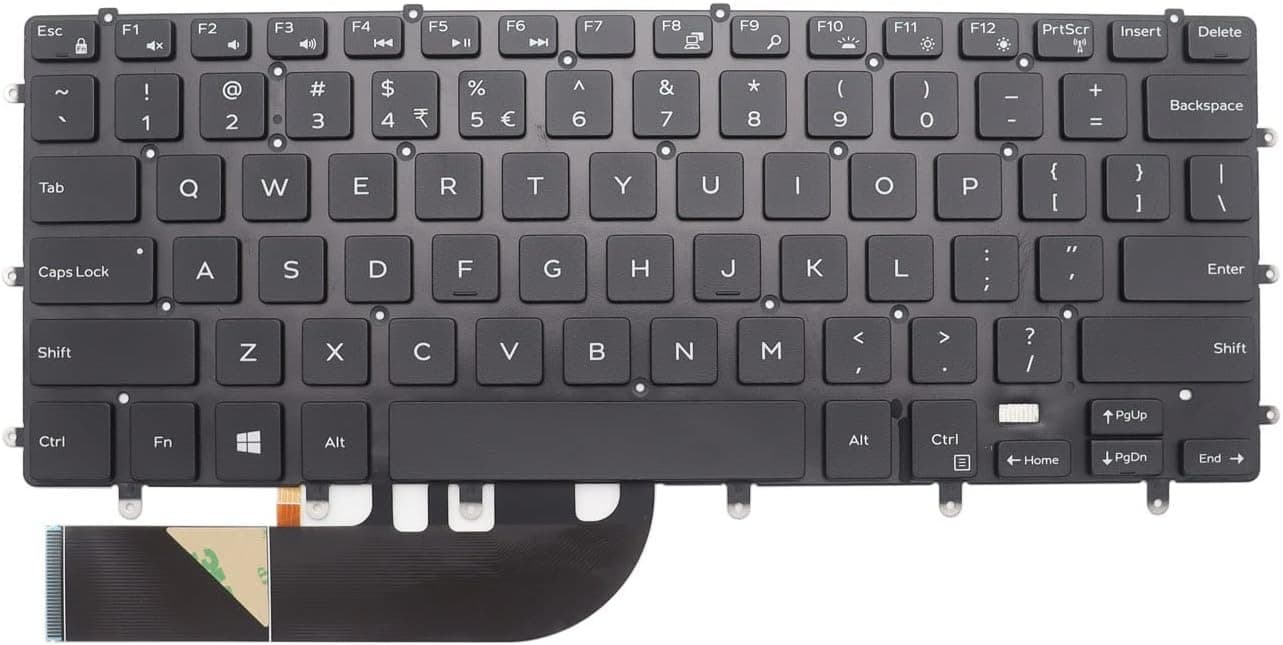 TECLADO DELL P55F P56F 0GDT9F GDT9F NSK-LV0BW, XPS 15 9550 15BR N7547 N7548, 15 7558, 15 7568, para Inspiron 15 7000 15-7558 15-7558 7568 Us