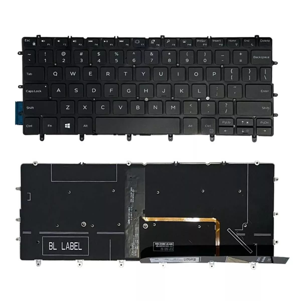 Teclado Dell XPS 13 9305 9370 9380 9317 P82G Us