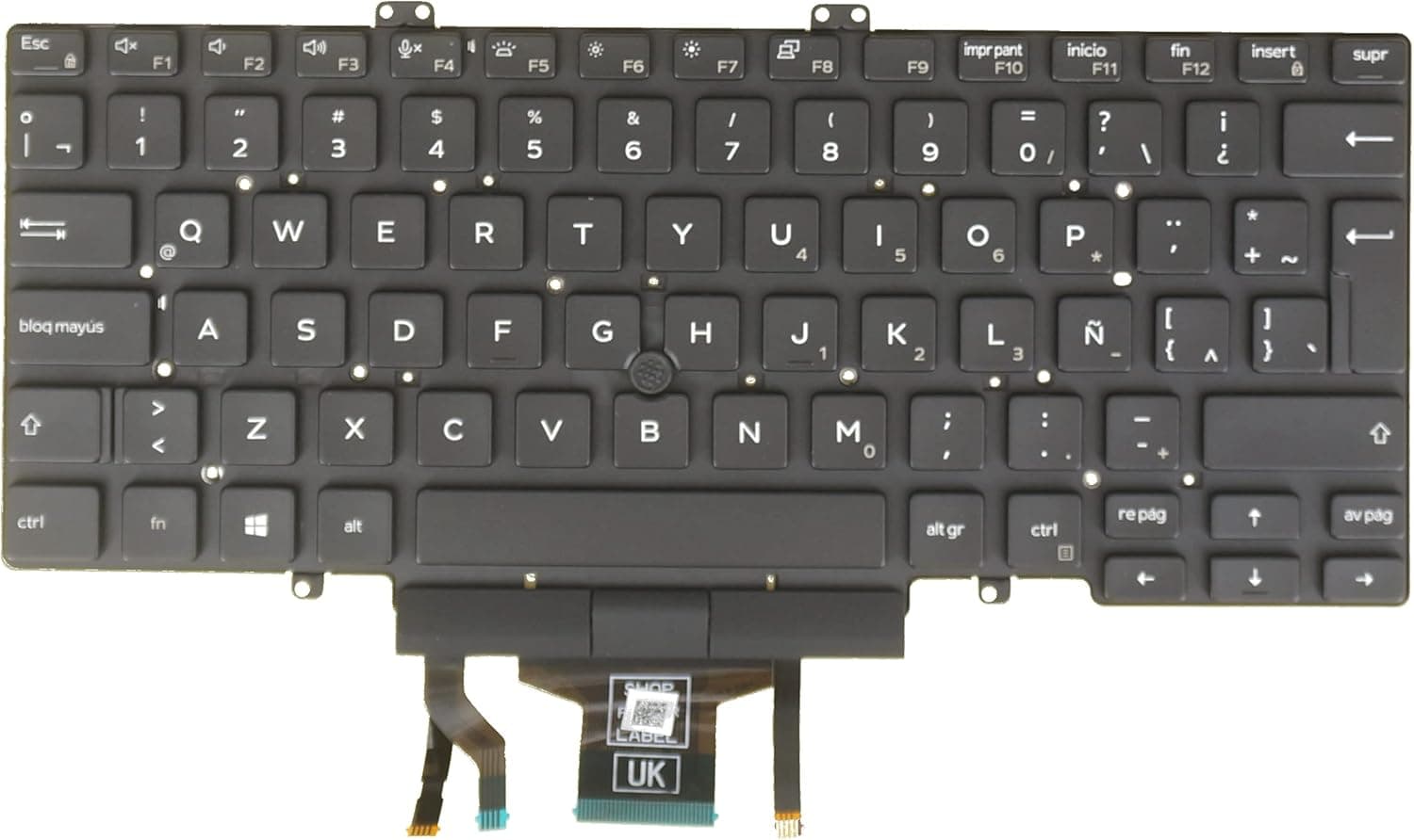Teclado Dell Latitude 5400 5401 5410 5411 09GG3W 9GG3W Sp