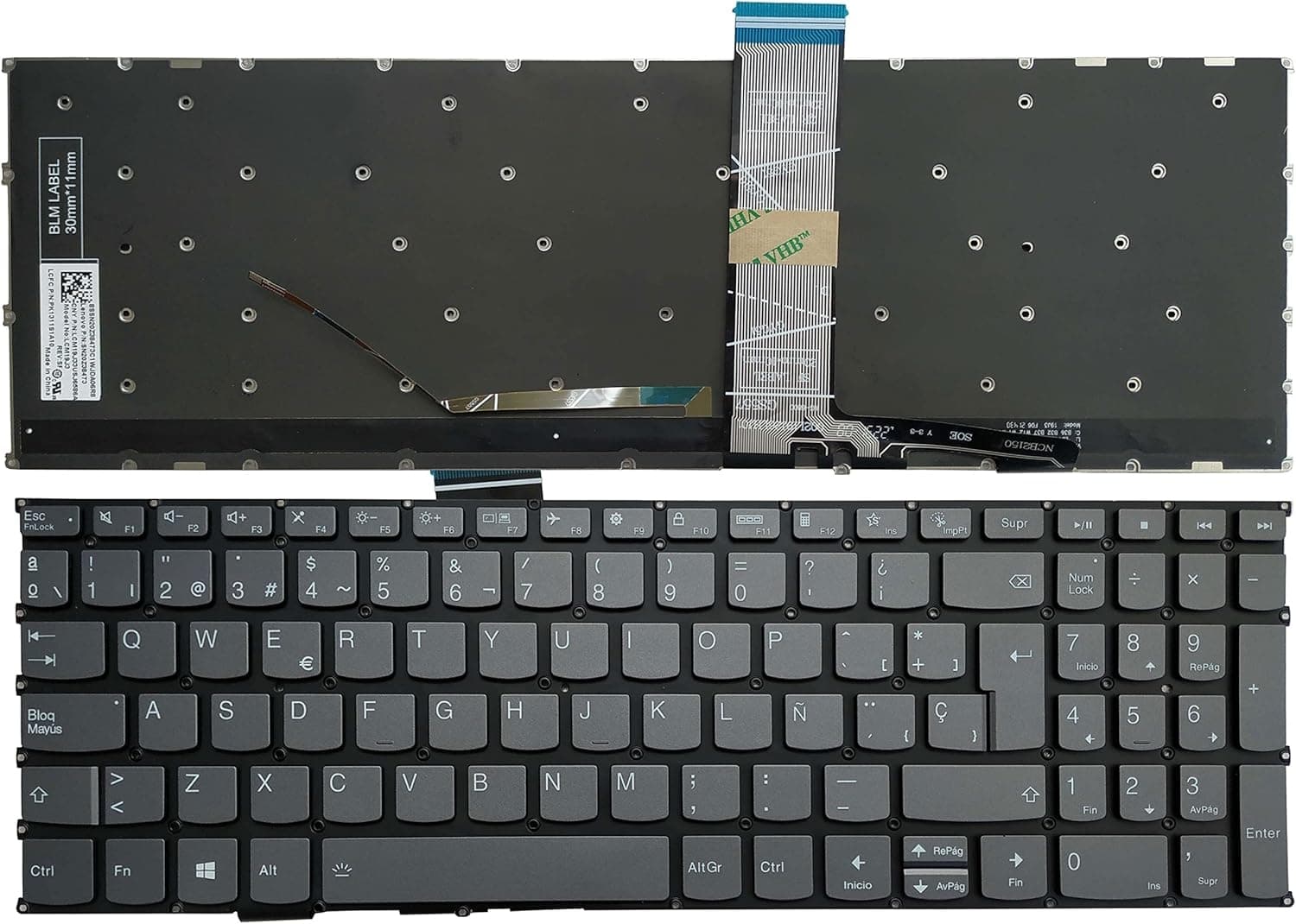 Teclado Lenovo Ideapad 3-15ITL6 82H8 3-15ADA6 3-15ALC6 5-15IIL05 5-15ARE05 81YQ 5-15ITL05 5-15ALC05 V15 G2-ALC 82KD V15 G2-ITL 82KB 82ME,V17 G2-ITL G2 ITL 82NX V17 G3 IAP 82U1 V17 G4 IRU 83A2