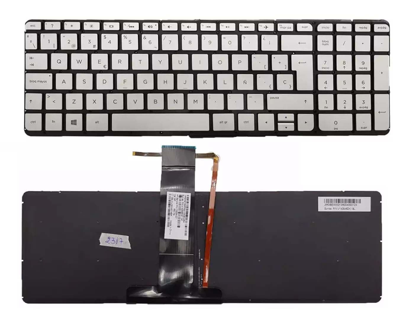 TECLADO HP X360 ENVY 15-U 15-U000 15T-U000 15-u100no 15-u230no 15t-u000 15t-u100 15-u060nz
