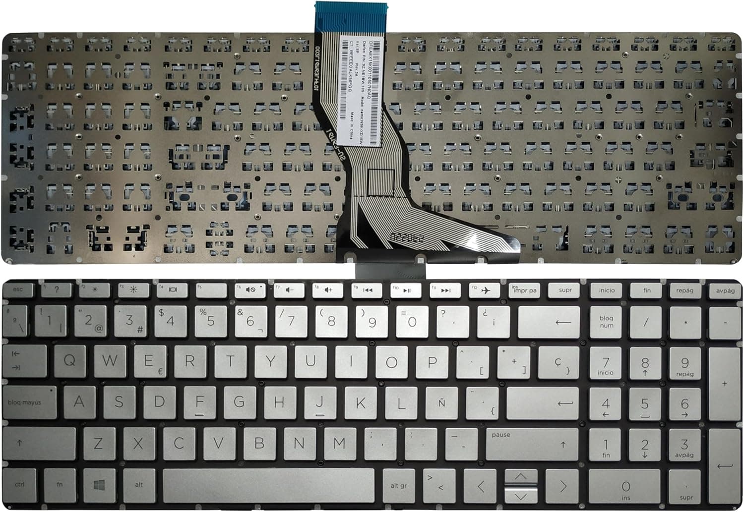 Teclado HP Pavilion 15-DY 15-EQ 15-EF 15S-FQ 15S-FR 15-dy1032wm 15-ef0023dx 9Z.NE1BW.10S DFEAEX15K00110607