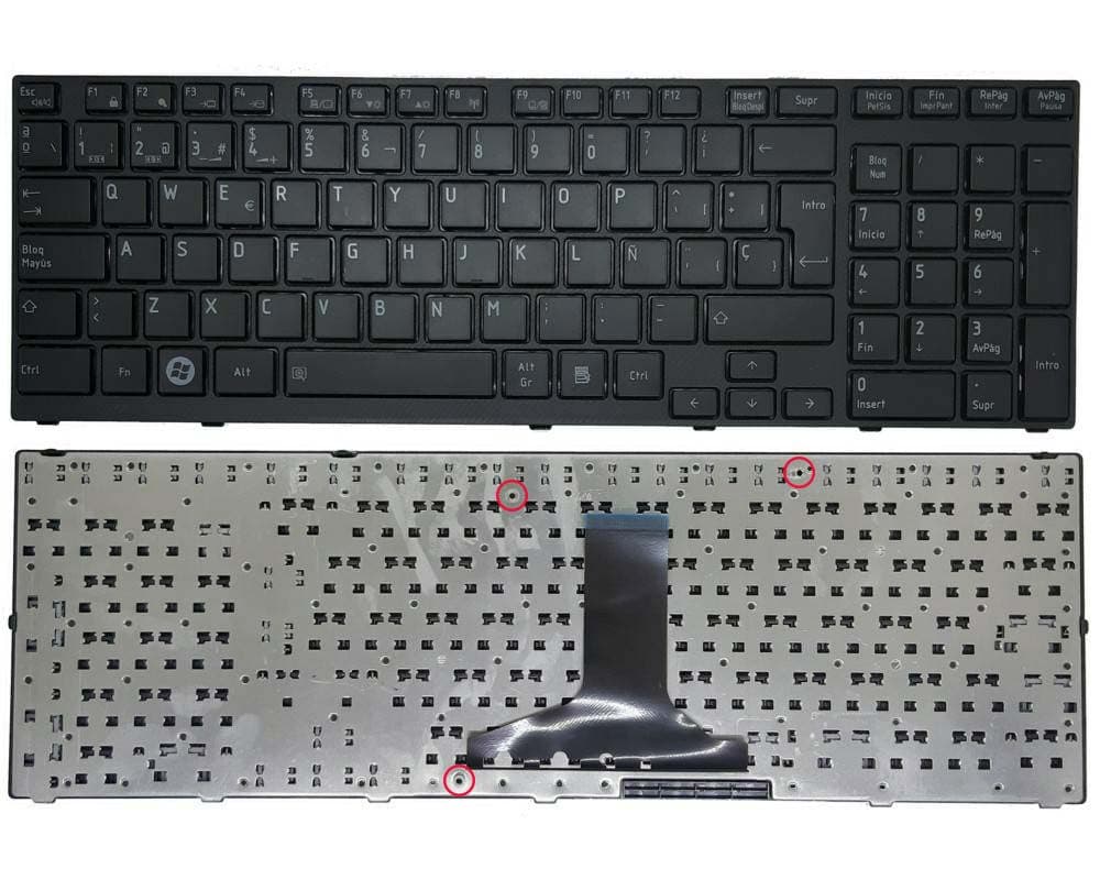 Teclado Toshiba P750 P750D P755 P770 P770D QOSMIO X770X