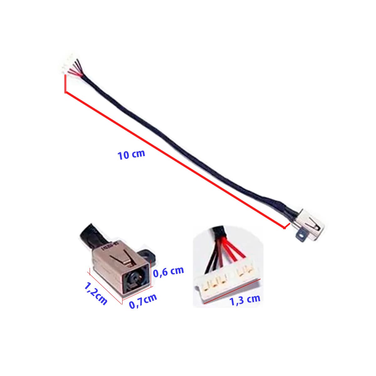 Dc Jack Pin Carga Dell 3451 3452 3458 3459 15-3551