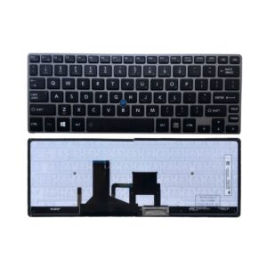TECLADO TOSHIBA PORTEGE Z30 Z30-A Z30T Z30T-A GRAY FRAME BK (BACKLIT,WIN8,POINT STICK) SP