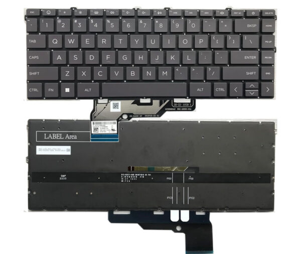 Teclado Compatible HP Envy x360 2-en-1 15-FE 15-fe0013dx 15-fe0097nr 15-FH 15-FH0013DX TPN-C165