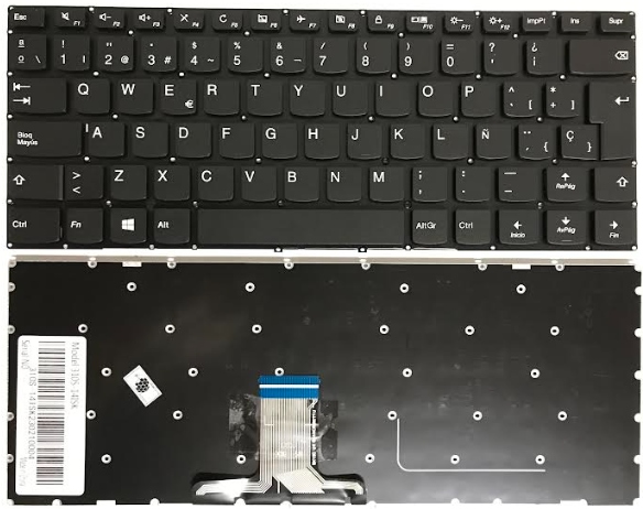 TECLADO LENOVO IDEAPAD 310S-14AST 310S-14ISK 310S-14IKB 510S-14ISK 510S-14IKB 710-14ISK 710-14IKB 710-15ISK 710-15IKB